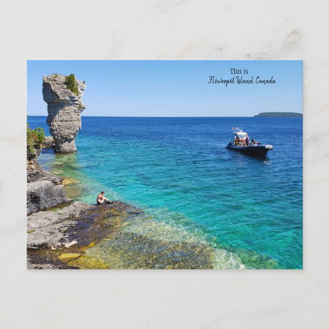 C'est Flowerpot Island, Canada Carte postale (Devant)