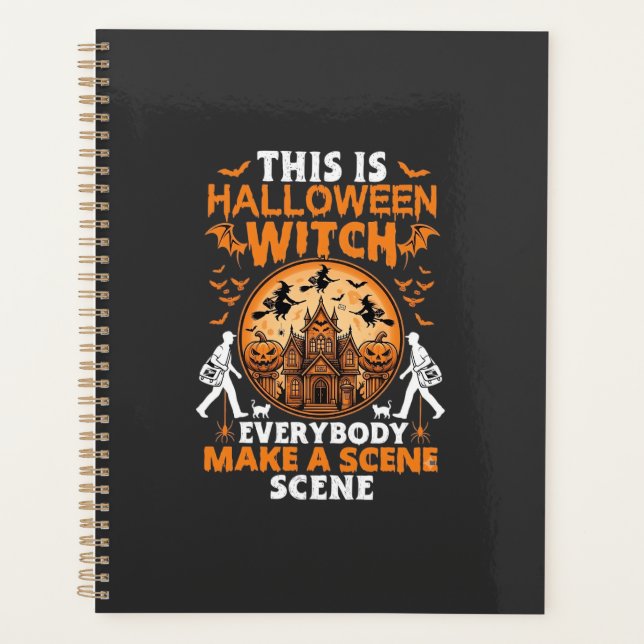 C'est Halloween Sorcière Tout Le Monde Fait Une Sc (Devant)