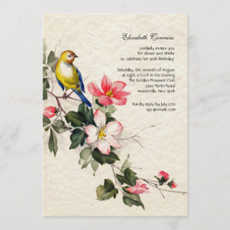 C'est invitation de printemps
