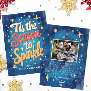 C'Est La Carte De Noël Rétro De La Saison