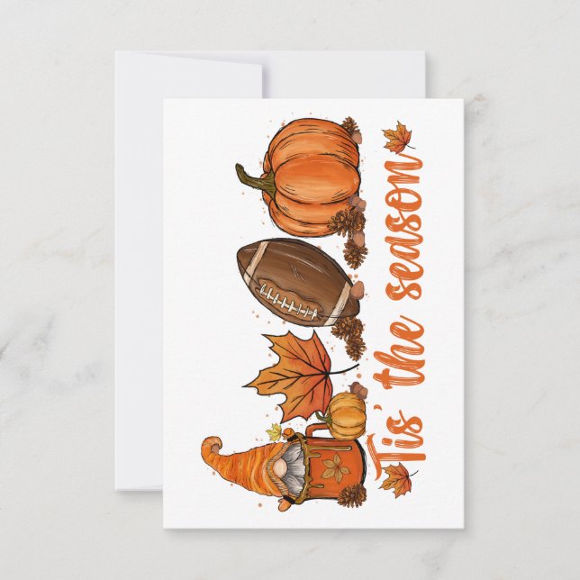 C'Est La Carte De Voeux Gnome De Saison (Devant)