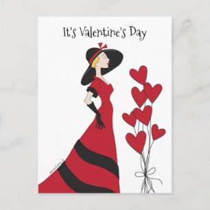 C'est la carte postale de la Saint-Valentin