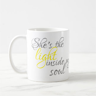 C'est la lumière à l'intérieur de ma tasse de café