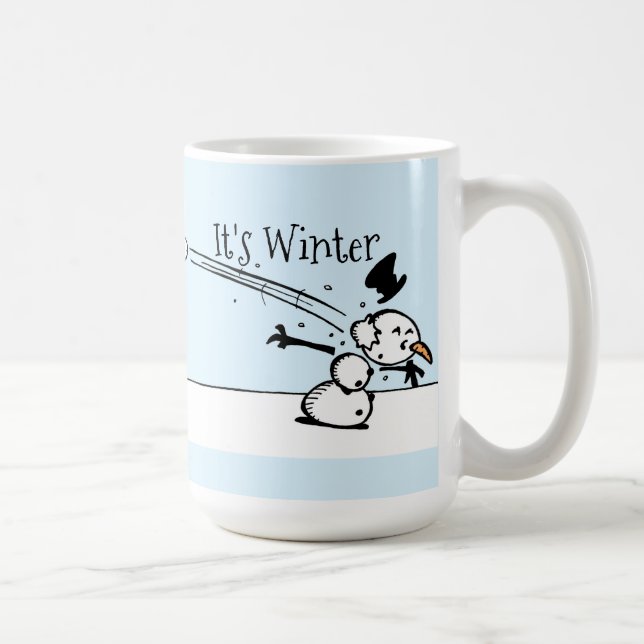 C'est la Mug de café d'hiver (Droite)