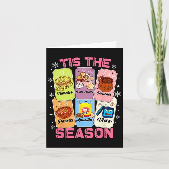 C'Est La Saison Carte de Noël Mexicaine Pan de Noë (Devant)