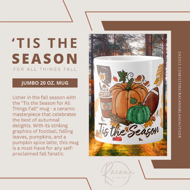 "C'est la Saison de Tout ce qui est Automnal" Mug  (Créateur téléchargé)