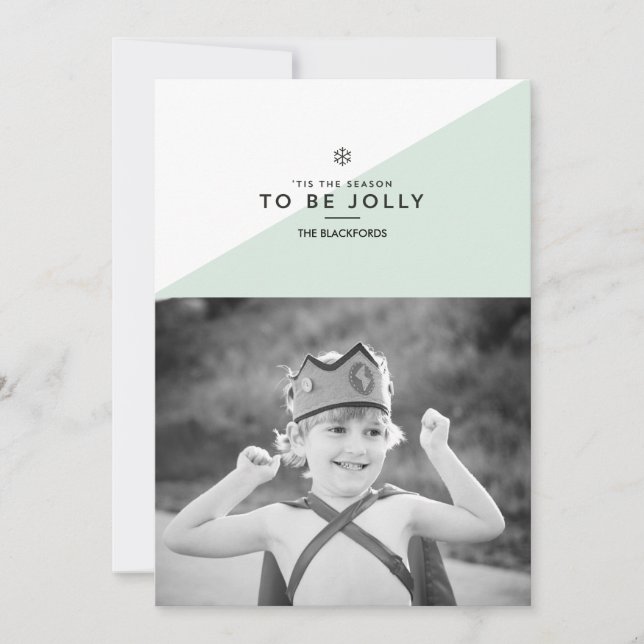 'C'est la saison d'être Jolly Noël Carte (Devant)