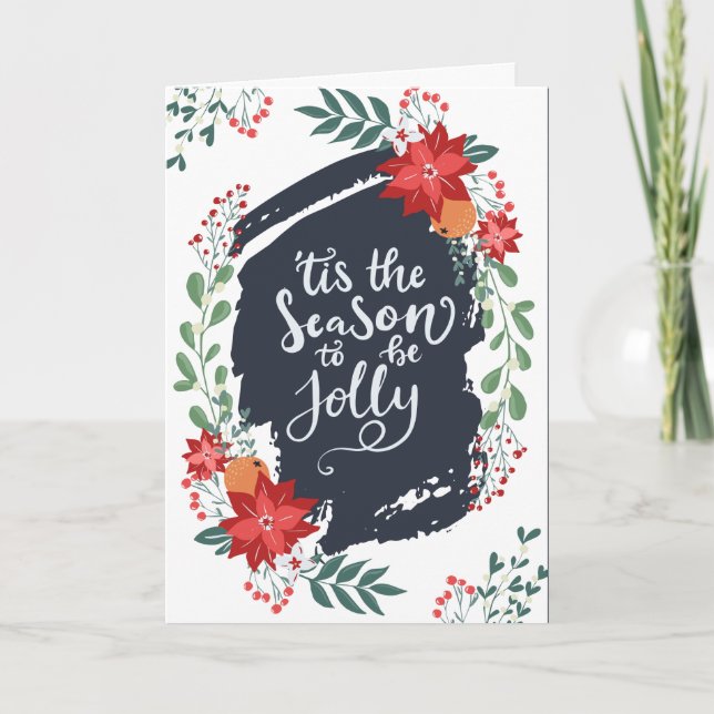 C'est la saison d'être joyeux | Carte de vacances  (Devant)