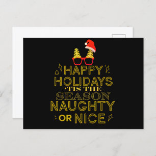 C'est la saison Naughty ou Nice carte postale de N