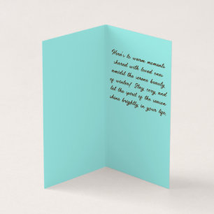 C'est la saison pour être joyeux carte de Noël