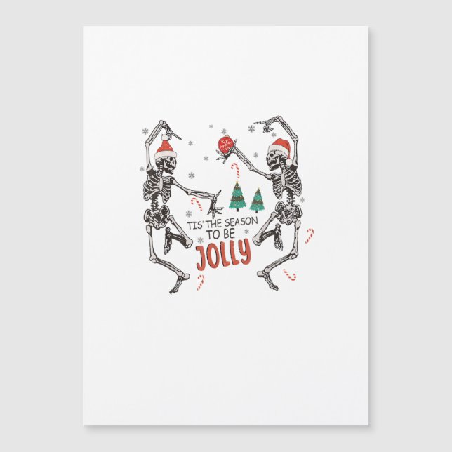 C'est la saison pour un Noël drôle de squelette D (Devant)