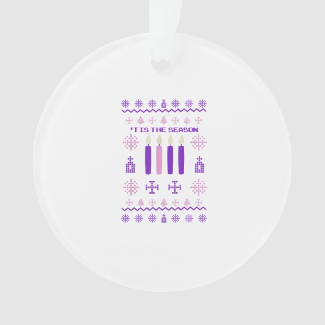 C'est la saison pull de Noël Xmas catholique (devant)