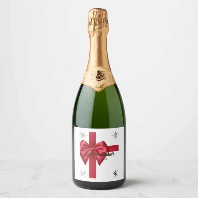C'Est La Saison Red Sparkling Wine Étiquette (Devant)