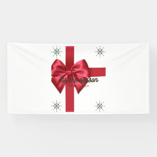 C'est la Saison Rouge Bannière en Vinyle 4x8