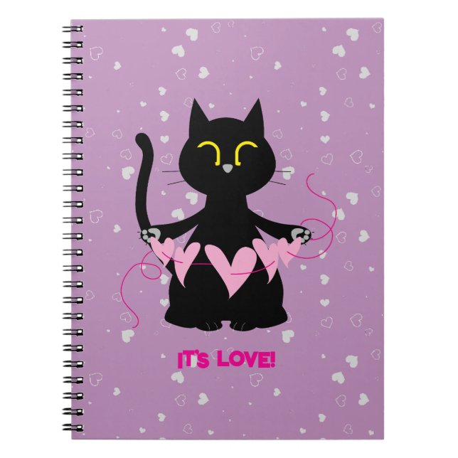 C'EST L'AMOUR ! journal en spirale (Devant)