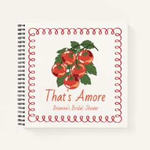 C'est l'Amour Livre d'Or de Fiançailles Tomate Rou