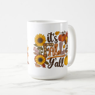 C'est l'automne Ya'll Dog-Theme Mug