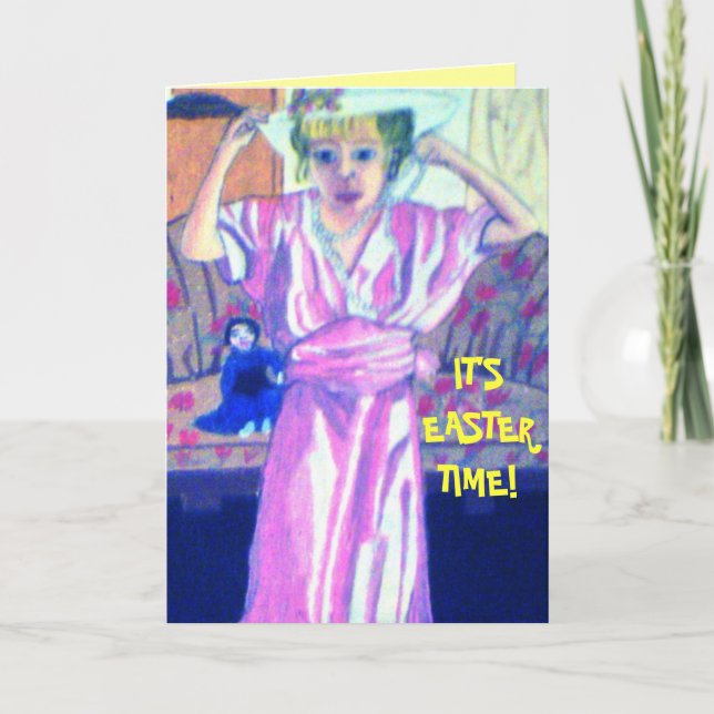 C'est le moment de Pâques carte (Devant)