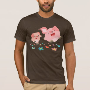 C'est le printemps ! ! - Deux mignons T-shirt coch