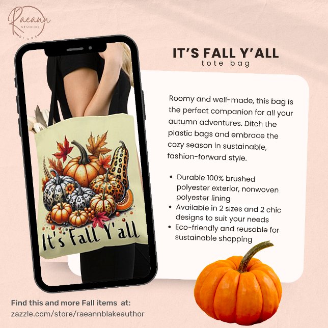 C'est le Sac fourre-tout Automne Y'all (Créateur téléchargé)