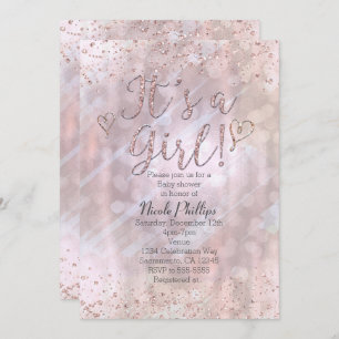 C'est les invitations Shimmery d'une perle de baby