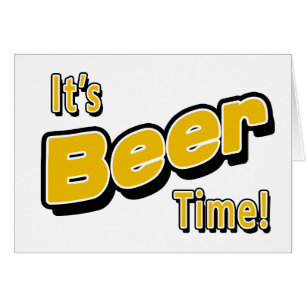 C'est l'heure de la bière !