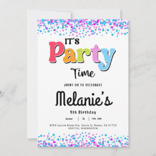 C'est l'heure de la fête - Invitation du parti Con