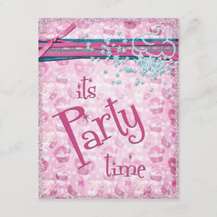 C'est l'heure de la fête, les invitations au gâtea