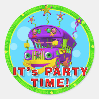 C'est l'heure de la fête ! Stickers Anniversaire a