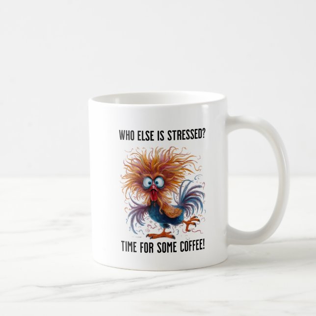 C'est l'heure du café ! Mug de café blanc (Droite)