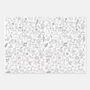 C'Est L'Heure Du Café ! Papier d'emballage