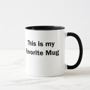 C'est ma tasse préférée