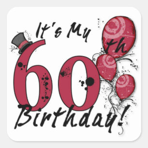 C'est mes autocollants de ballon grunge à 60 ans