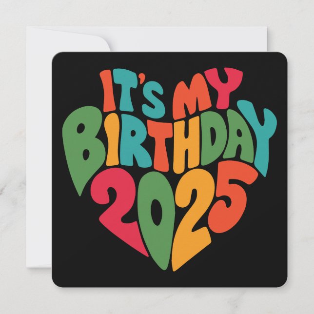 C'est mon anniversaire 2025 (Devant)