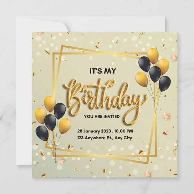 C'est mon anniversaire et on va faire la fête ! (Devant)