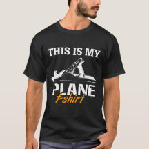 C'est mon avion T-Shirt Bois Carving