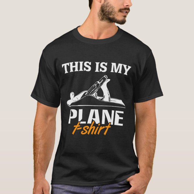 C'est mon avion T-Shirt Bois Carving (Devant)