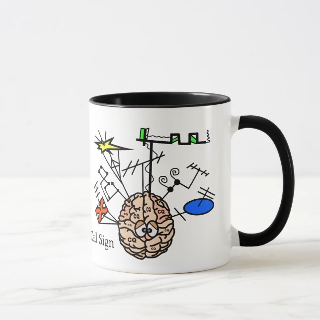 C'est mon cerveau sur la tasse de radio-amateur - (Droite)