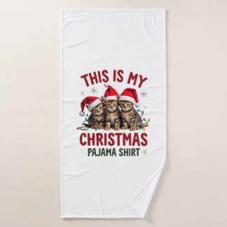 C'est mon maillot de pyjama de Noël Chaton Amoureu