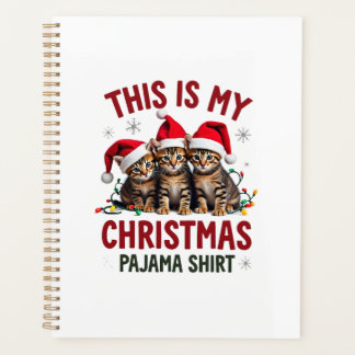 C'est mon maillot de pyjama de Noël Chaton Amoureu