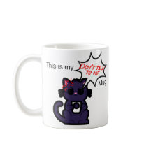 "C'est mon "Ne me parlez pas" Mug Cat Edition