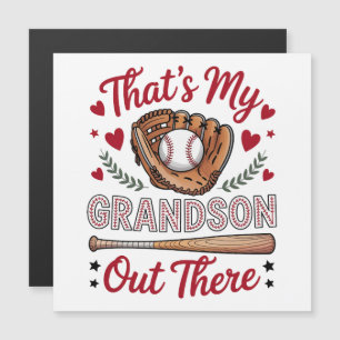 C'est mon petit-fils là-bas Baseball Grand-mère