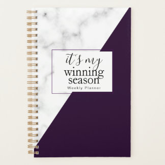 C'est mon planificateur de saison gagnant.