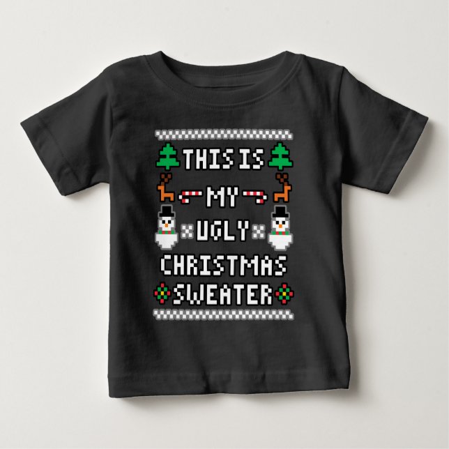C'est mon Sweat de Noël laid (Devant)