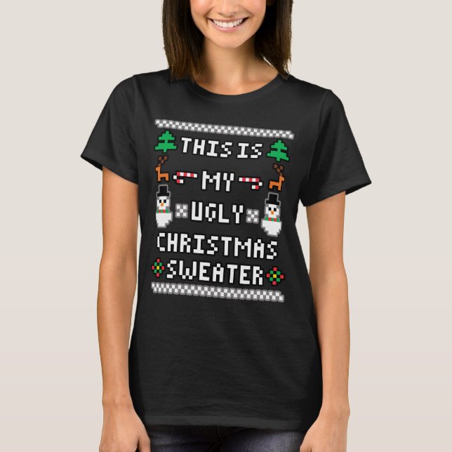 C'est mon Sweat de Noël laid (Devant)