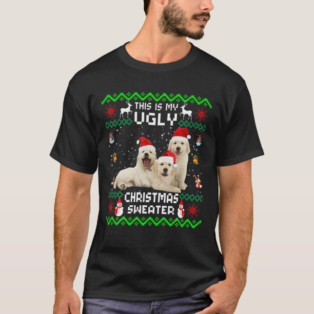 C'est Mon Sweat Ugly Drôle De Noël Retriever Doré (Devant)