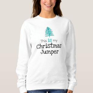 C'est mon Sweatshirt d'arbre vert de Noël