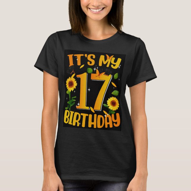 C'est mon t-shirt d'anniversaire 17 ans – Annivers (Devant)