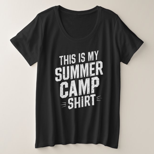 C'est mon t-shirt de camp de vacances Directeur du (Design devant)
