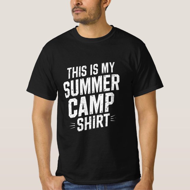 C'est mon t-shirt de camp de vacances Directeur du (Devant)